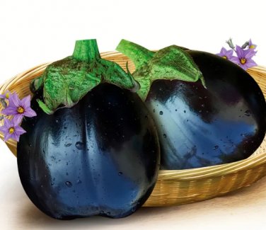 200 Seeds Black Beauty Eggplant