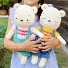 Crochet pattern: Barry the bear (English, French, Spanish), pdf pattern, instant download,