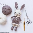 CROCHET PATTERN Amigurumi: Mimi the little bunny English/French - PDF pattern, instant download