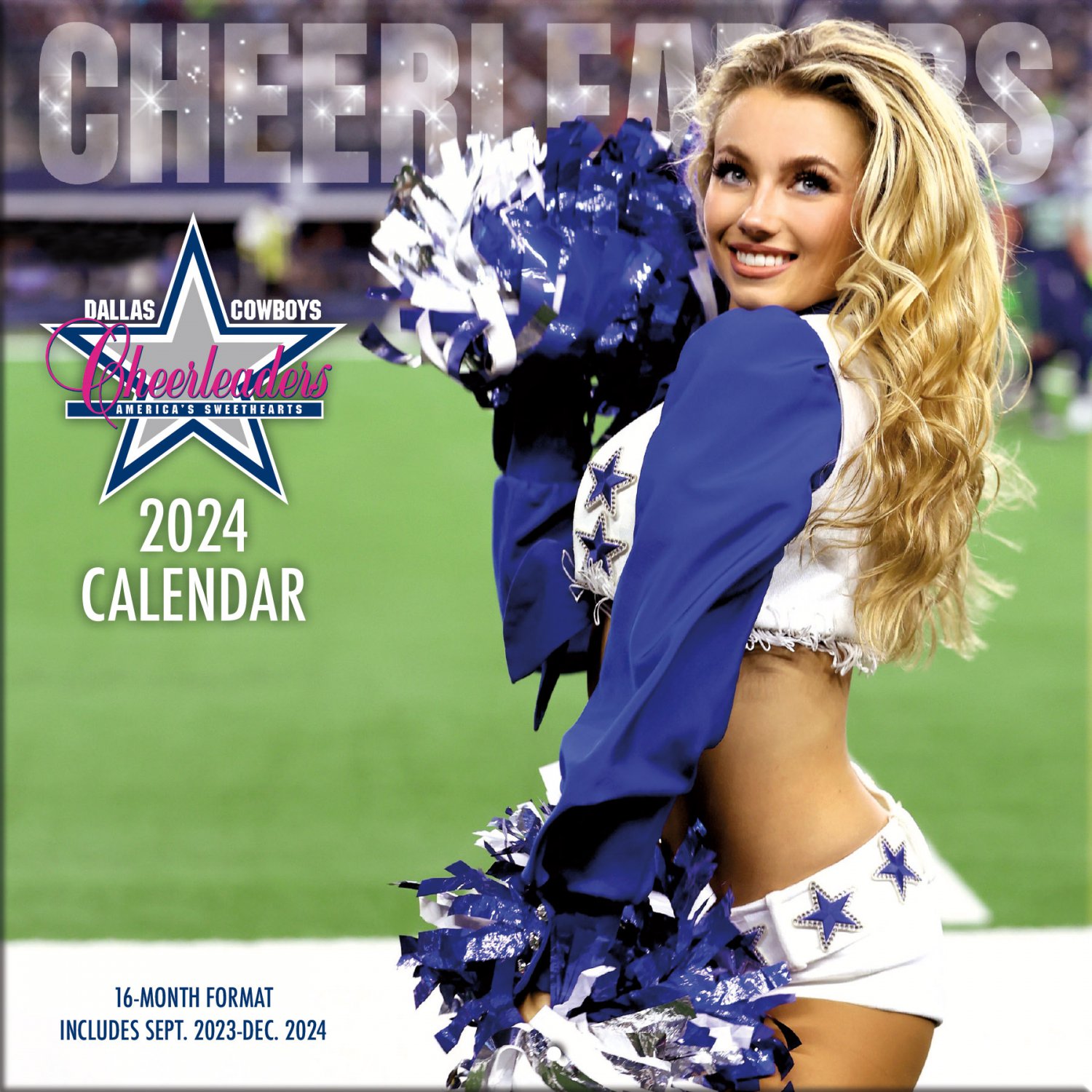 NFL Dallas Cowboys Cheerleaders 2024 Mini Wall Calendar