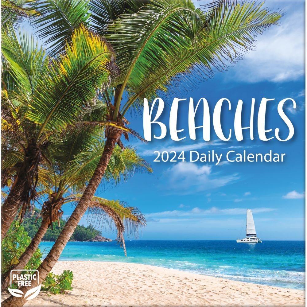 Beaches 2024 Desk Calendar