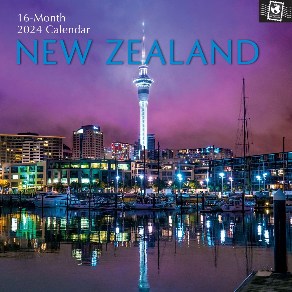 New Zealand 2024 Wall Calendar