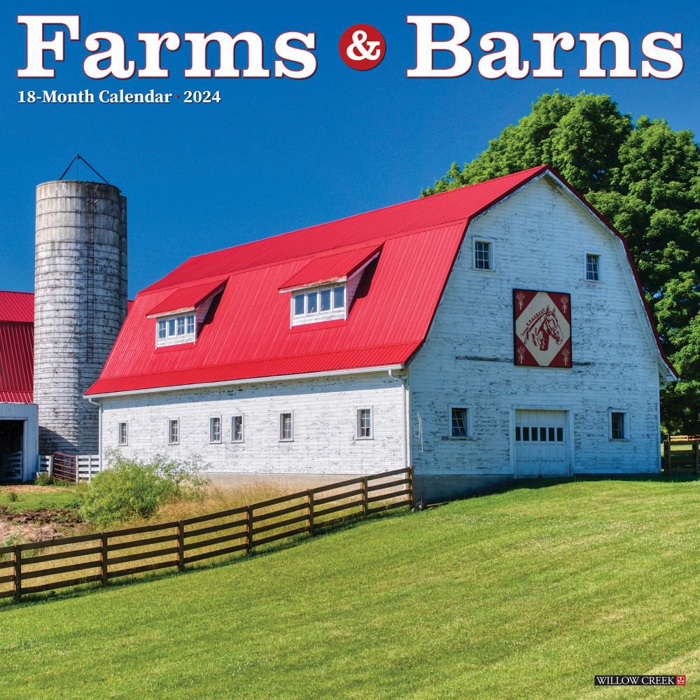 Farms Barns 2024 Wall Calendar   6561961bd35a5 563276b 