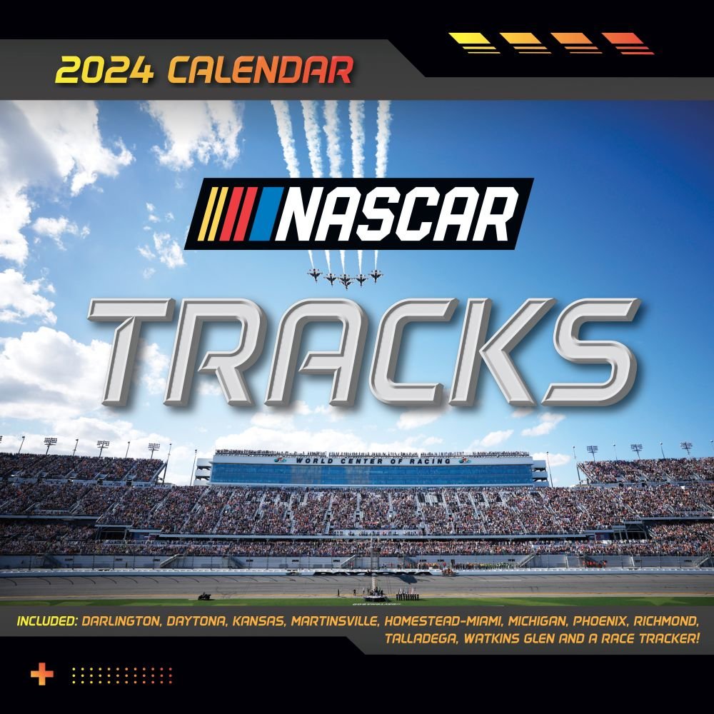 Nascar Tracks 2024 Wall Calendar