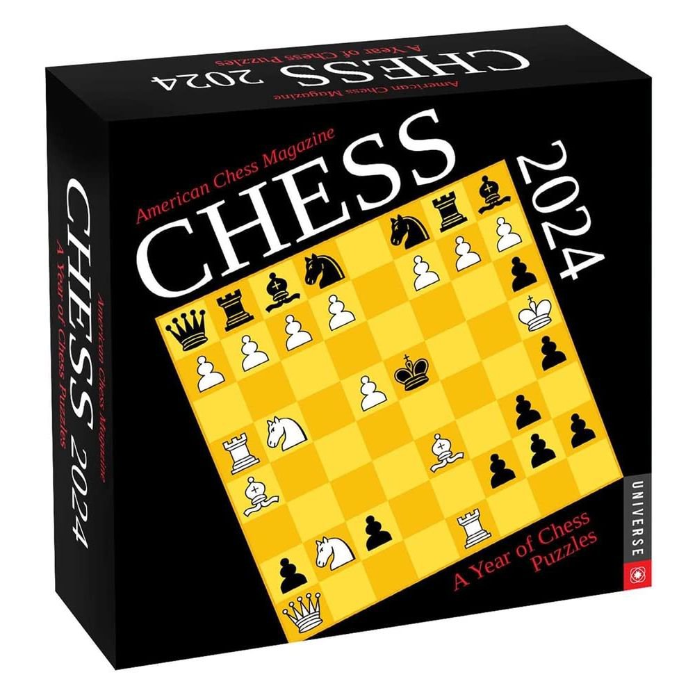 Chess 2025 Desk Calendar