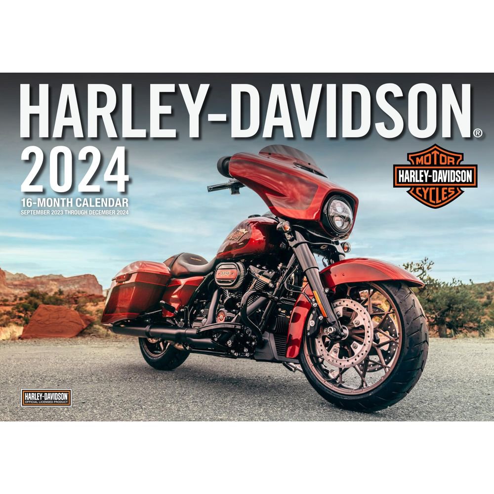 Harley Davidson Large 2024 Wall Calendar