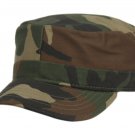 Woodland Camouflage Hat Army Cadet Patrol Castro Cap Men Women Golf Driving Summer Castro