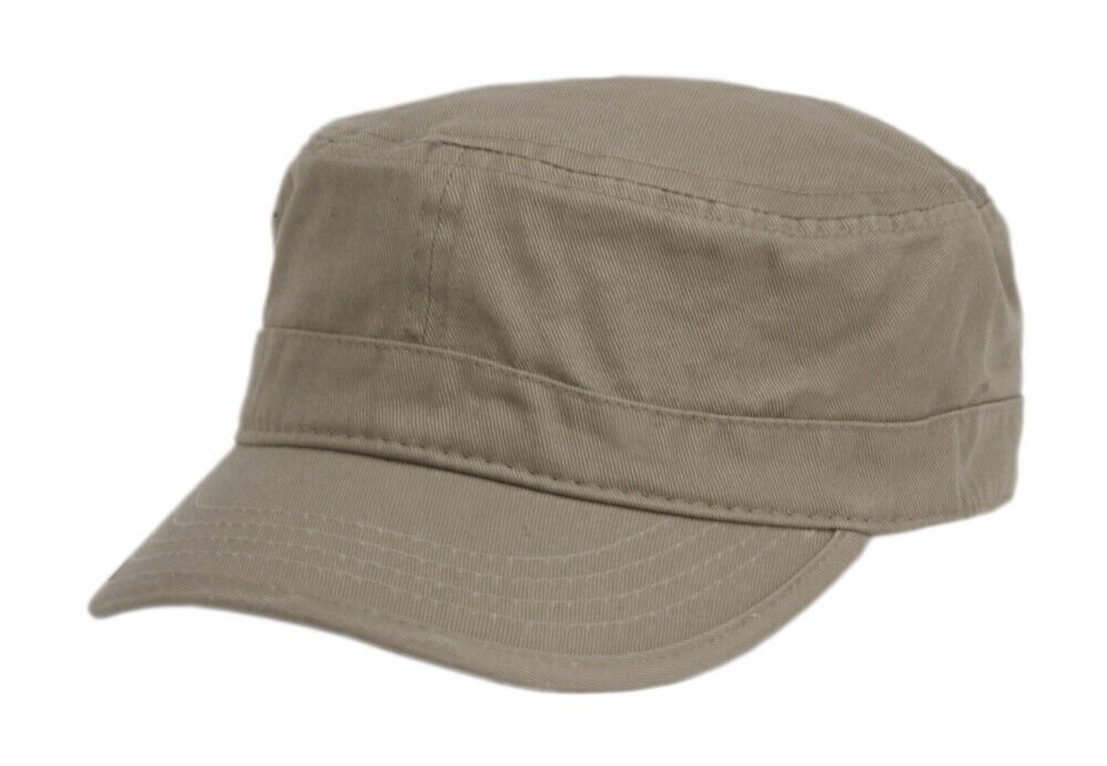 Gray Hat Army Cadet Patrol Castro Cap Men Women Golf Driving Summer Castro