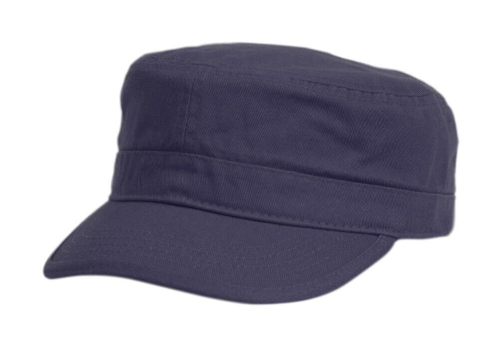 Navy Blue Hat Army Cadet Patrol Castro Cap Men Women Golf Driving Summer Castro