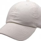 Off White Solid Corduroy 100% Cotton Vintage Unisex Baseball Polo Trucker