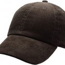 Olive Solid Corduroy 100% Cotton Vintage Unisex Baseball Polo Trucker