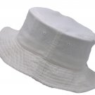 Off White L/XL Bucket Hat Corduroy Visor Hunting Fishing Outdoor Summer Cap Unisex