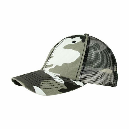 City Camo Unisex Baseball Cap USA Army American Flag Tactical Trucker Hats Mesh Hat