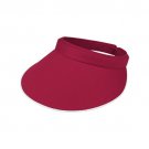 Wine Visor Sun Plain Hat Sports Cap Colors Golf Tennis Beach Clip-On Summer