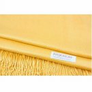Yellow Pashmina Large Soft Plain Shawl Wrap Scarf for Women