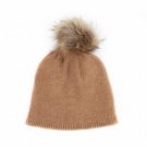 Khaki New Super Soft Faux Fur pom pom Winter Hat Beanie Cap Cute Cold