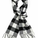 Buffalo Black/White Classic Luxurious Soft Cashmere Feel Unisex Winter Scarf in Checks and Plaid