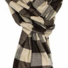 Buffalo Brown/Beige Classic Luxurious Soft Cashmere Feel Unisex Winter Scarf in Checks and Plaid