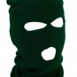 Hunter Green - Balaclava 3 Hole Full Face Ski Mask Winter Cap Hood Beanie Warm Tactical New