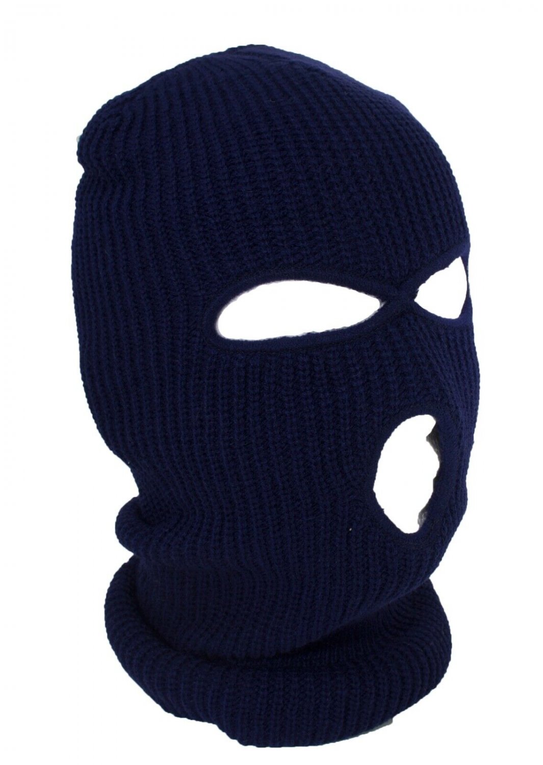 Navy - Balaclava 3 Hole Full Face Ski Mask Winter Cap Hood Beanie Warm Tactical New