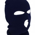 Navy - Balaclava 3 Hole Full Face Ski Mask Winter Cap Hood Beanie Warm Tactical New