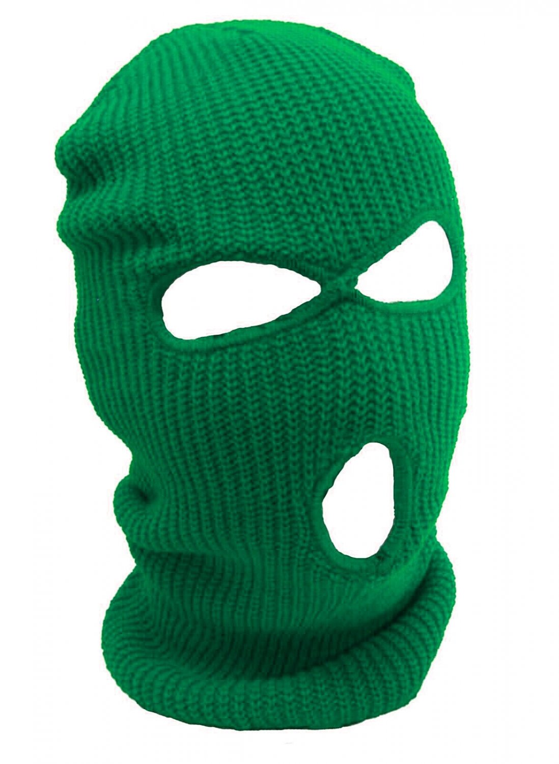 Kelly Green - Balaclava 3 Hole Full Face Ski Mask Winter Cap Hood Beanie Warm Tactical New