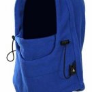 Blue Full Face Balaclava Mask Ski Motorcycle Winter Head Wrap Unisex Fleece Trapper