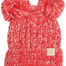 Red Cute Toddler Kids Girl&Boy Pom Winter Warm Crochet Knit Hat Beanie Cap