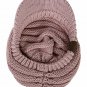 Indie Pink Beanie Visor Womens Knit Slouchy Oversized Thick Slouch Color Cap Hat
