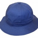 Blue Unisex 6 panel Summer Fisherman Protection Bucket Mesh Boonie Hat Fishing Cap