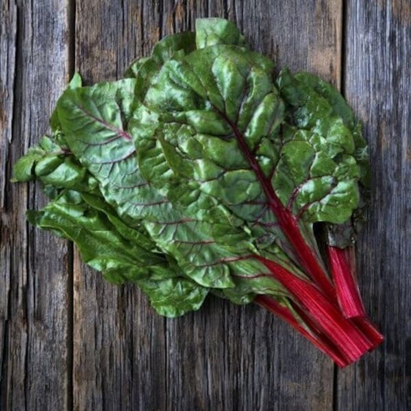 Ruby Red Swiss Chard / Heirloom 500 Seeds Fresh Garden