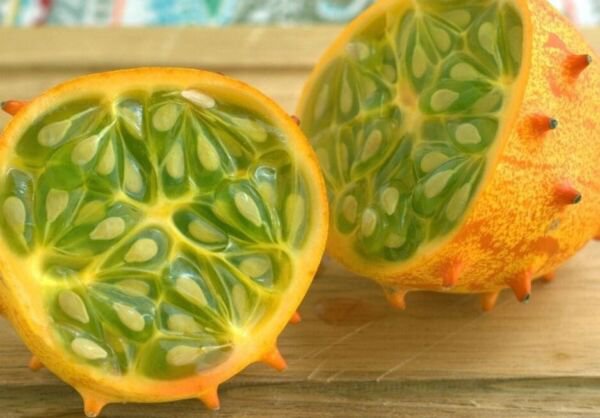 Fresh 25 Seeds Horned Melon Fast Growing Sweet Tasting Farm Planting Garden