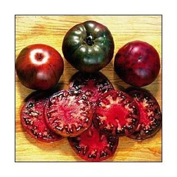 Fresh 50 Seeds Black Krim Tomato Juicy Vegetable Planting Tomatoes Garden