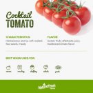 Fresh 50 Seeds Cocktail Tomato Juicy Vegetable Planting Tomatoes Garden