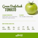 Fresh 50 Seeds Green Beefsteak Tomato Juicy Vegetable Planting Tomatoes Garden