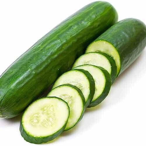 Fresh 25 Seeds Sweet Slice Cucumbers 12"" Long Hybrid 55 Garden