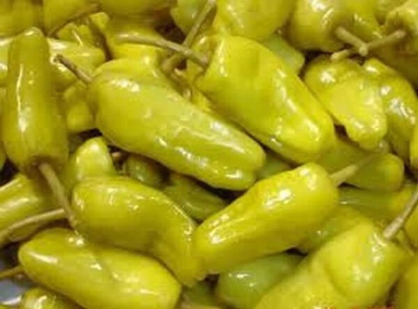 Fresh 25 Seeds Pepperoncini Peppers Mild Temp Planting Vegetable Food Pizza Top Garden