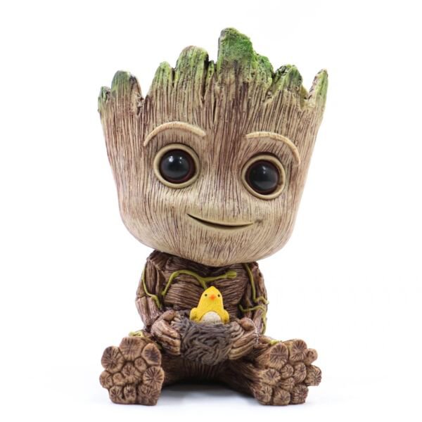 Fresh Mini Groot Figurine Miniature Model Home Accessories Decompression Artefact Kids Garden