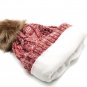 Multi Pink Women's Winter Fleece Fuzzy Lined Cable Knitted Pom Pom Cold Beanie
