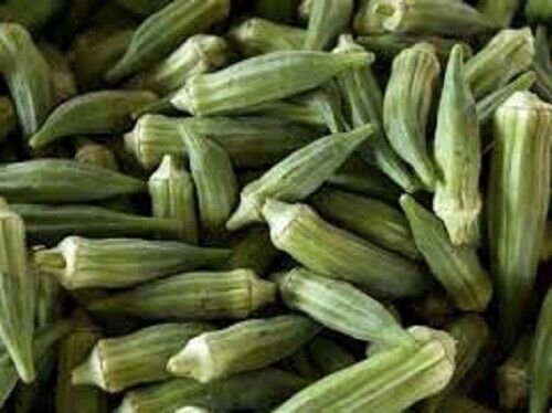 Emerald Okra 50 Seeds Heirloom Fresh Garden