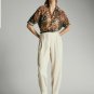 Shirt Cotton Silk Printed MASSIMO DUTTI (Zara) Women New Summer