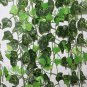 100pcs Leaf 1 piece 2.4M Home Decor Artificial Ivy Leaf Garland Plants Vine Fake Foliage Flowers