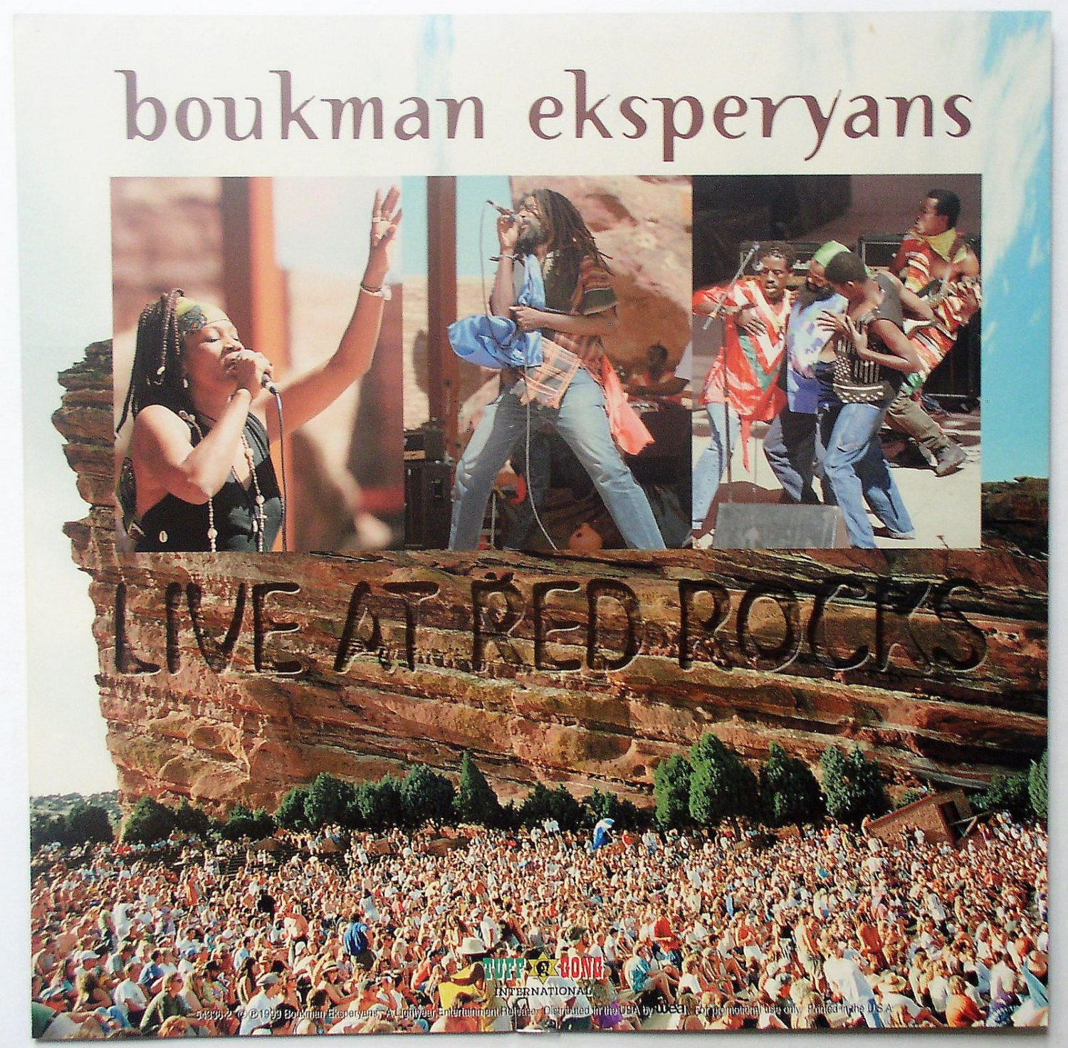 Boukman Eksperyans, Steel Pulse Tuff Gong music promo flat 1999