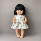 Minikane Miniland baby doll cotton sleeveless dress