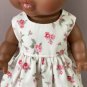 13" 14" 15'' Minikane Miniland baby doll clothes, cotton sleeveless dress