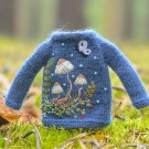 for Blythe embroidered knitted sweater Doll outfit Blythe Clothes Pullip outfit