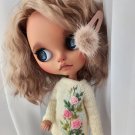for Blythe/Pullip doll sweater knitted with embroidery clothes for doll