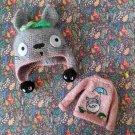 Knitted set for Blythe/Pullip, hand-embroidered doll sweater and hat