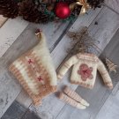 Knitted set for Blythe/Pullip,  doll sweater, stockings and hat