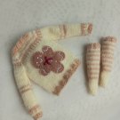 Knitted set for Blythe/Pullip,  doll sweater, stockings and hat